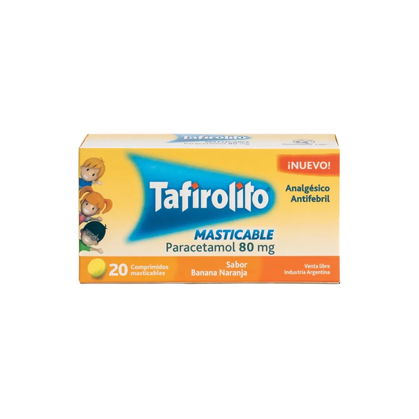 Tafirolito Masticable 80mg X20 Comprimidos