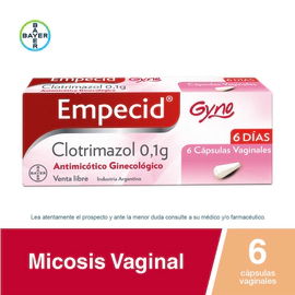 Empecid Gyno Antimicótico 6 Cápsulas Vaginales