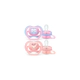 Chupete Avent Ultra Air Deco 0-6M Rosa y Salmón x2