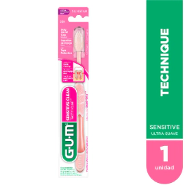 Cepillo Dental Gum Technique Sensitive Cerdas Ultra Suave Normal 1Un