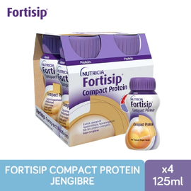 Suplemento nutricional compact protein jengibre (4 unidades de 125 ml)