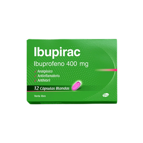 Ibupirac 400mg X12 Cápsulas Blandas