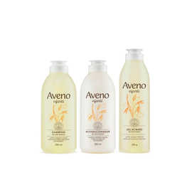 Kit Baño Bebes Y Niños Completo Aveno Gel Limpieza Y Capilar
