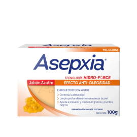 Jabón De Tocador Asepxia Azufre 100 Gr