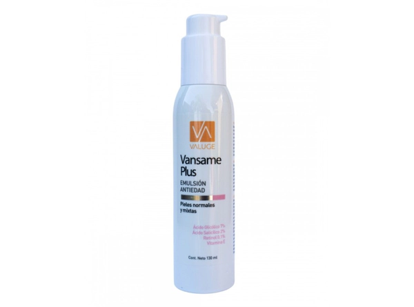 Valuge Vansame Plus Emulsion Antiedad 130 Ml