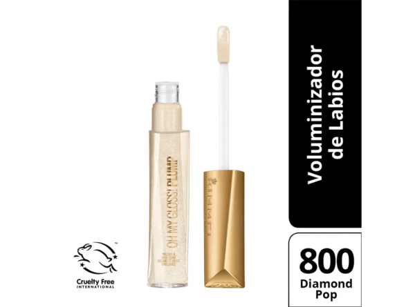 Brillo Labial Rimmel London Oh My Gloss Tono 800 Diamond Pop