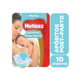 Toalla Para Incontinencia Huiggies Apósitos Post Parto X10Un