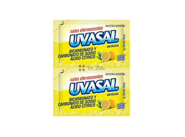 Uvasal Limon Antiácido Caja x 15 Sobres