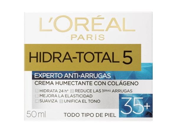 Crema experto antiarrugas +35 L´Oréal Paris Hidra total 5 x 50ml