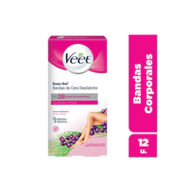 Banda Depilatoria Veet Piel Normal X12Uni