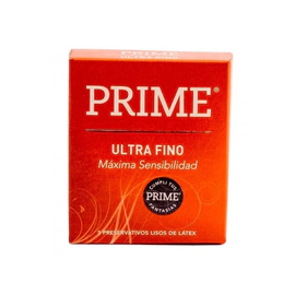 Preservativos Prime Ultra Fino X3Un