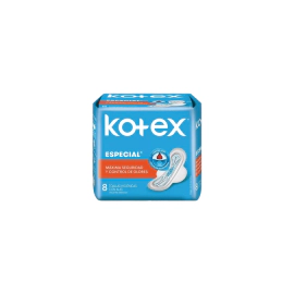 Toallas Femeninas Kotex Especial Con Alas 8 Un