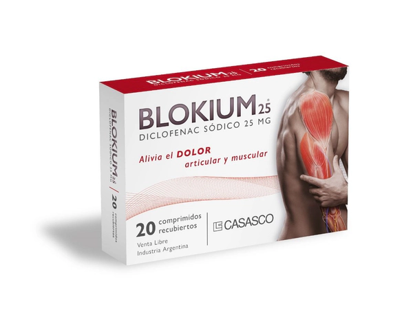 Blokium Antiinflamatorio X20 comprimidos