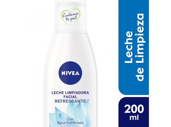 Nivea Leche De Limpieza Facial Refrescante 200 Ml