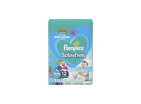 Pañales de Agua Splashers P 12 Unidades