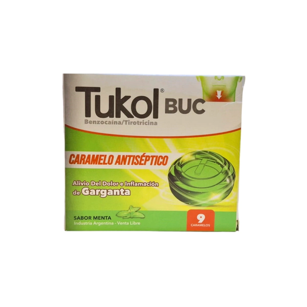 Tukol Buc Menta X9 Caramelos