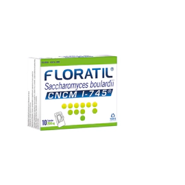 Floratil 200mg Probiótico de la Levadura 10 cápsulas