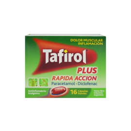Tafirol Plus Rápida Acción 16 Cápsulas Blandas