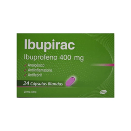 Ibupirac 400 Mg 24 Cápsulas Blandas