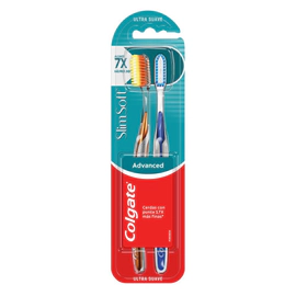 Cepillo de Dientes Colgate Slim Soft Advanced 2 U