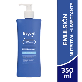 Emulsión Nutritiva Humectante Bagóvit A Piel Extra Seca 350 Gr
