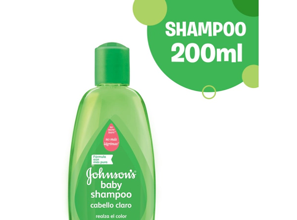 Shampoo Johnson Baby Cabello Claro A Purificada x200ml