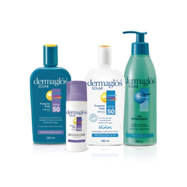 Kit Protector Solar Familiar Dermaglós Fps 50