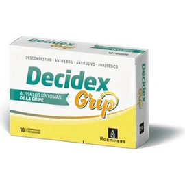 Decidex Grip Descongestivo Antifebril  10 comprimidos recubiertos