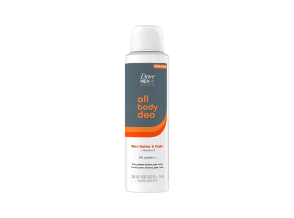 Desodorante en Aerosol Dove Men All Body Shea B&C x150ml