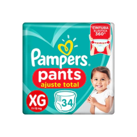 Pañales Pampers Confort Sec Pants Talle Xg X34Un