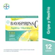 Bayaspirina C Analgésico y Antifebril con Aspirina + Vitamina C Limón X12 sobres