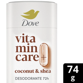Desodorante Dove Coconut & Shea En Barra 74 Gr
