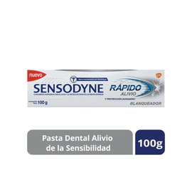 Pasta Dental Sensodyne Rápido Alivio Blanqueador X100Gr