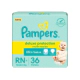 Pampers Pañales Deluxe Proteccion RN+ 36