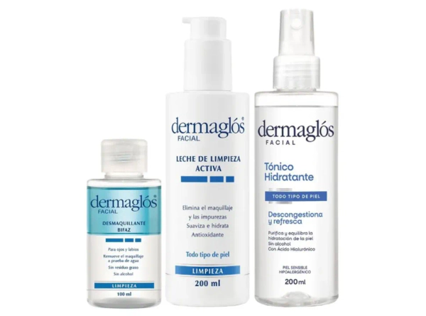 Dermaglós Combo Limpieza Facial Para Todo Tipo De Piel