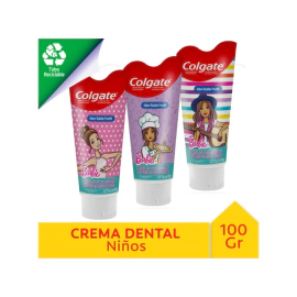 Crema Dental Colgate Smiles Barbie 6+ Años 75Ml 1Un