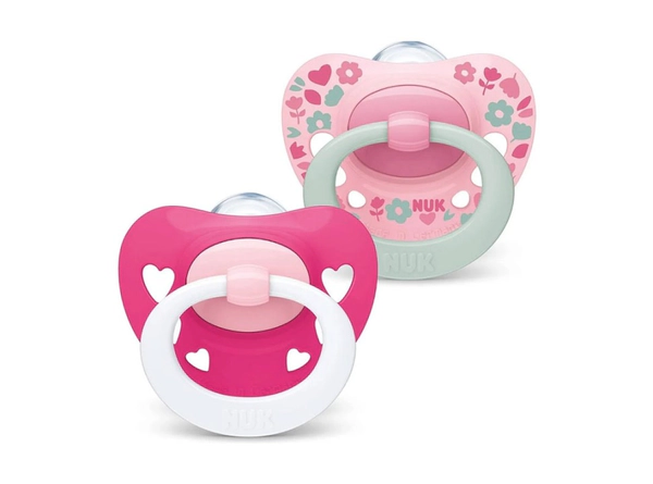 Set de 2 Chupete Signature 6-18 Meses Fucsia