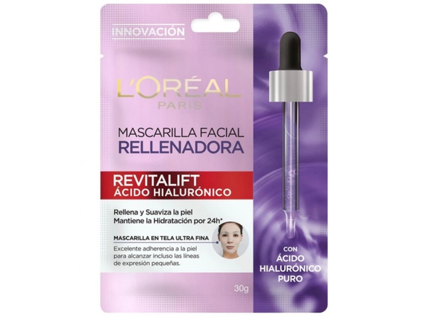 Mascara Facial Loreal Revitalift Acido Hialuronico