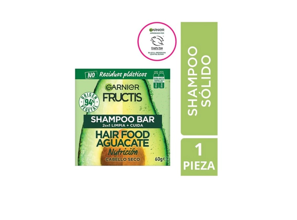 Shampoo Fructis Hair Food Bar Avocado x60gr