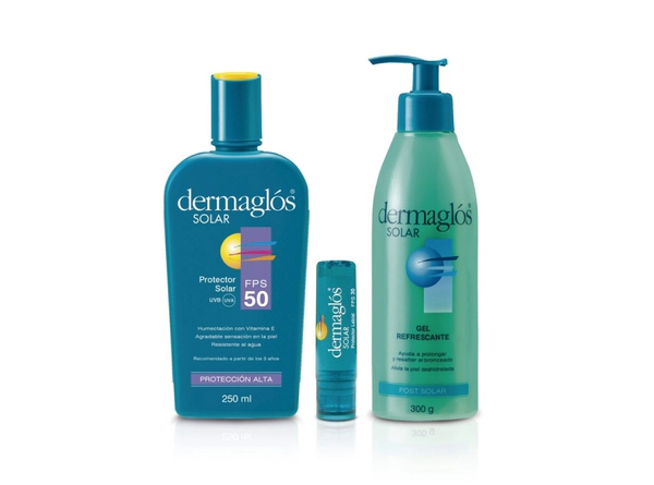Kit Protector Solar Completo Dermaglós con Labial