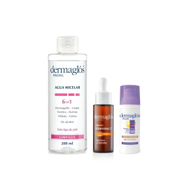 Dermaglós Rutina Facial Express Antioxidante Tono Medio