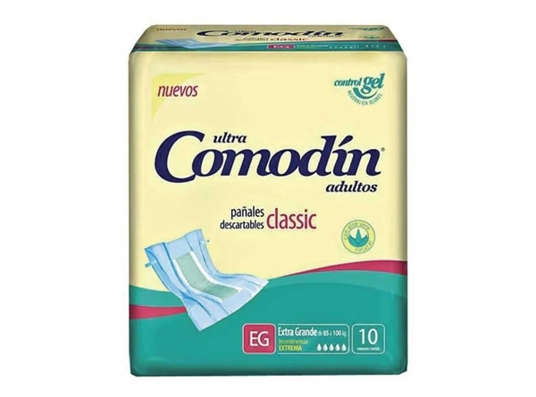 Pañal Adulto Comodín Clásico Extra Grande x10un