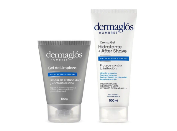Dermaglós Rutina Facial Básica Para Hombres