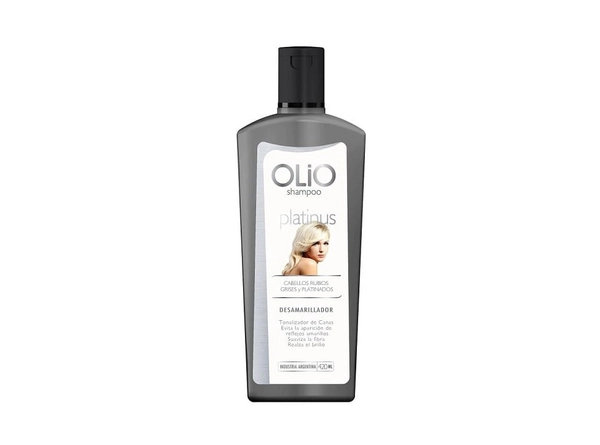 Shampoo Platinus Desamarillador OLIO x 420 ml
