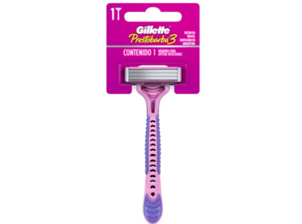 Maquina Para Afeitar Desechable Gillette Prestobarba 3 Women 1 Un