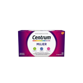 Centrum Mujer Multivitamínico Suplemento Dietario 60 Cmp