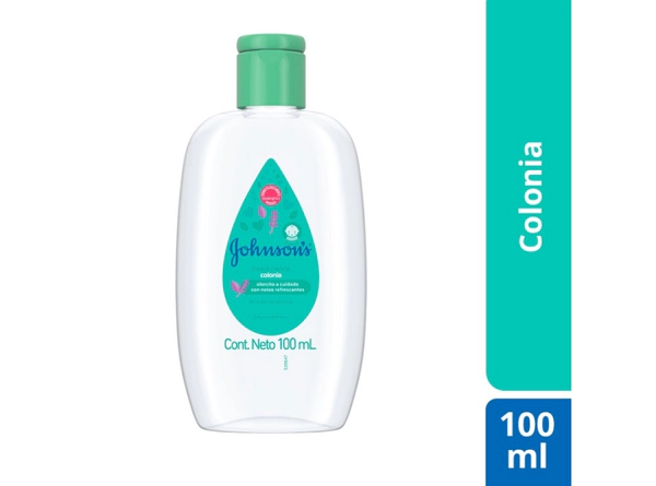 Colonia Johnson Baby Fragancia Caricia Verde x100ml