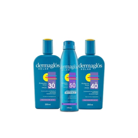 Kit Protector Solar Dermaglós Fps 30 + Fps 40 + Fps 50