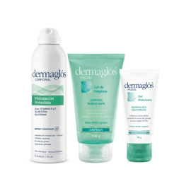 Dermaglós Rutina Completa Facial Y Corporal Hidratante Piel Mixta A Grasa