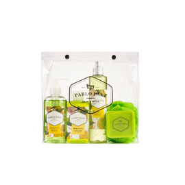 Kit N°21 - Estuche Grande - Jab. Liq, Espuma, B. Splash, Esponja, J Toc Maracuya